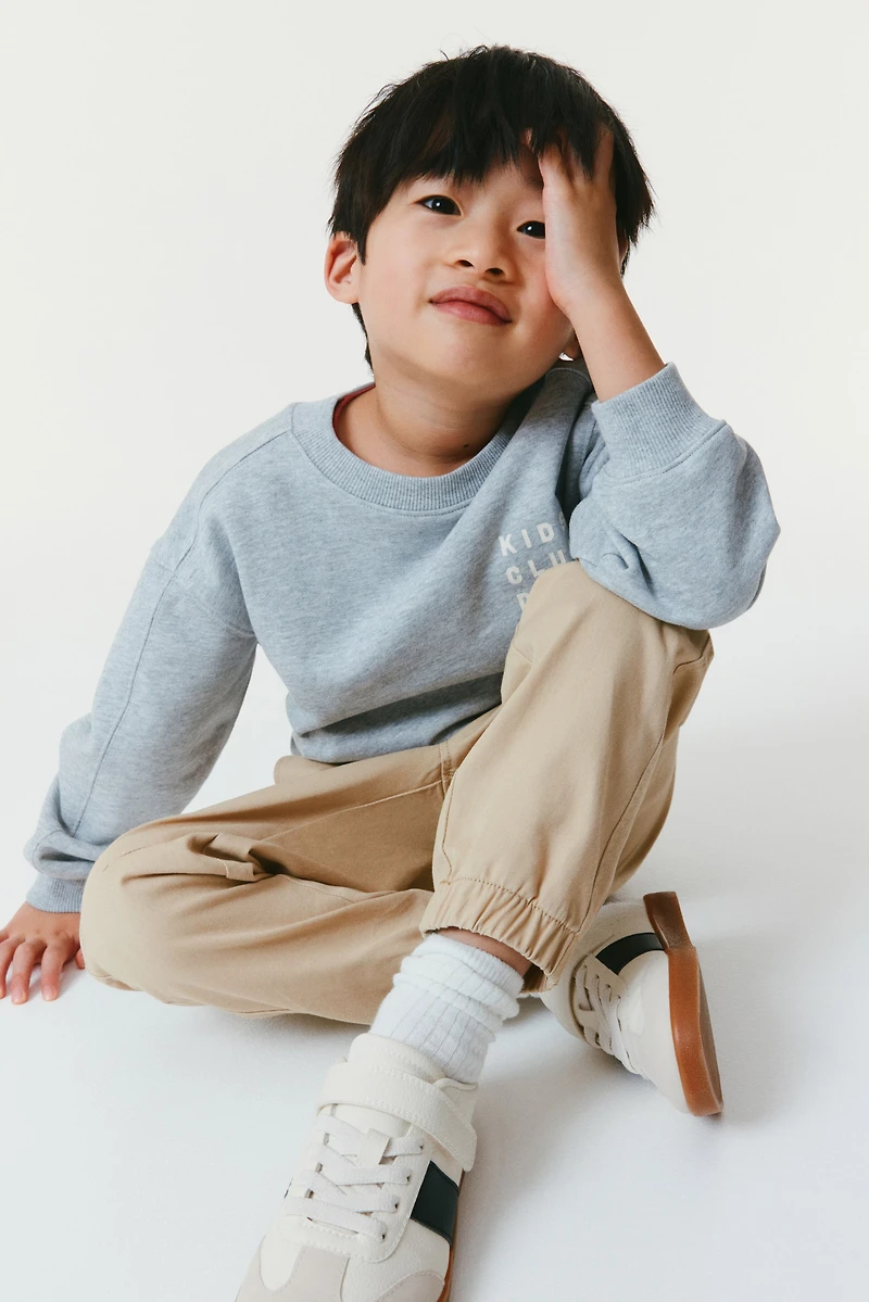 Pantalon de jogging en sergé coton