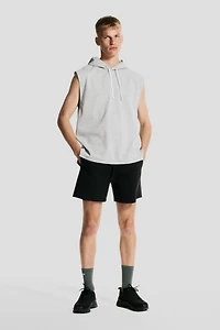 Regular-Fit Sleeveless Sports Hoodie with DryMove™