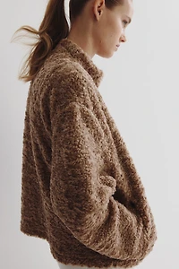 Oversized Teddy Fleece Jacket