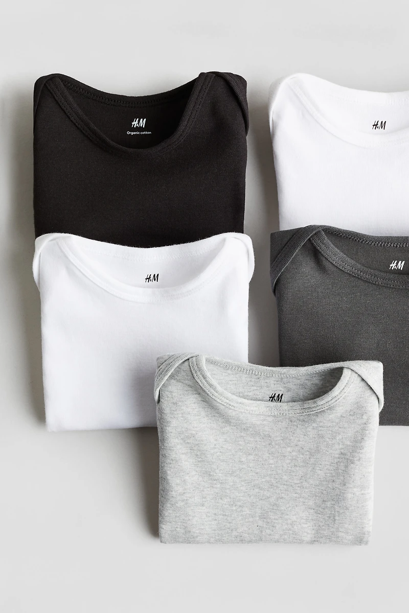 5-pack Cotton Bodysuits
