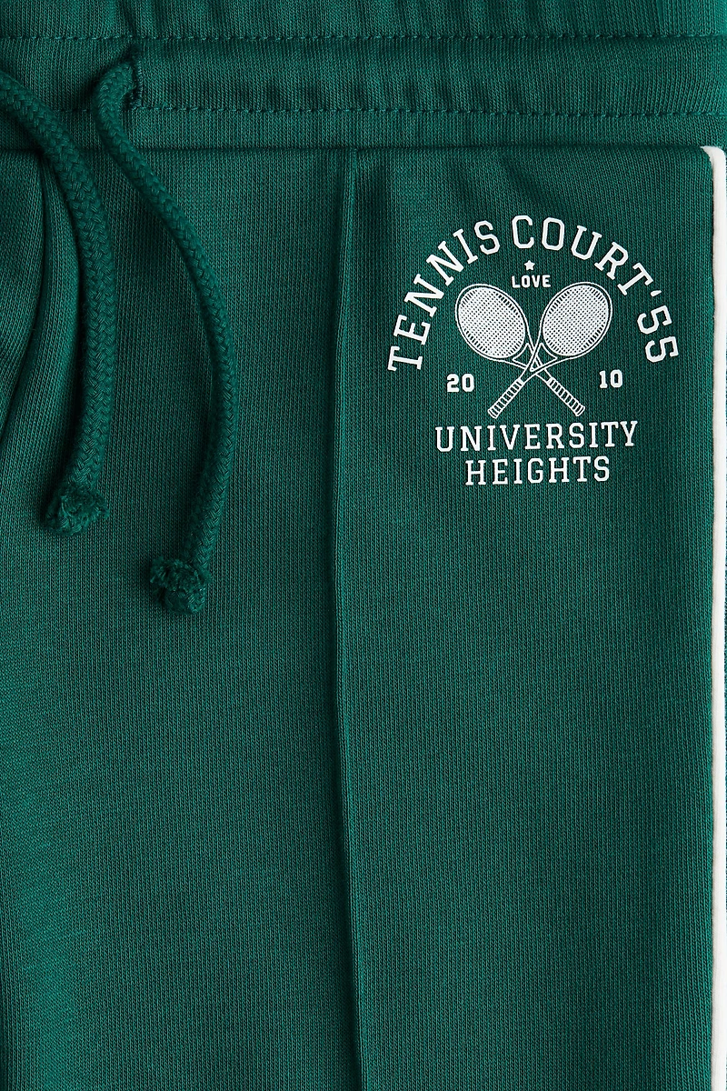 Flared Creased Joggers