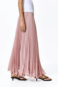Jupe plissée vaporeuse