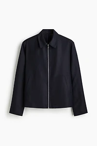 Regular-Fit Linen-Blend Jacket