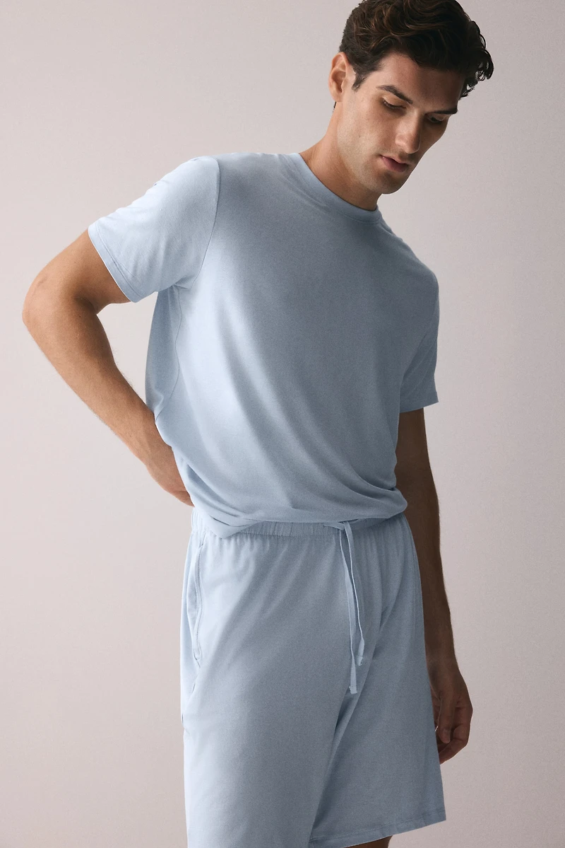Jersey Pajama T-Shirt and Shorts