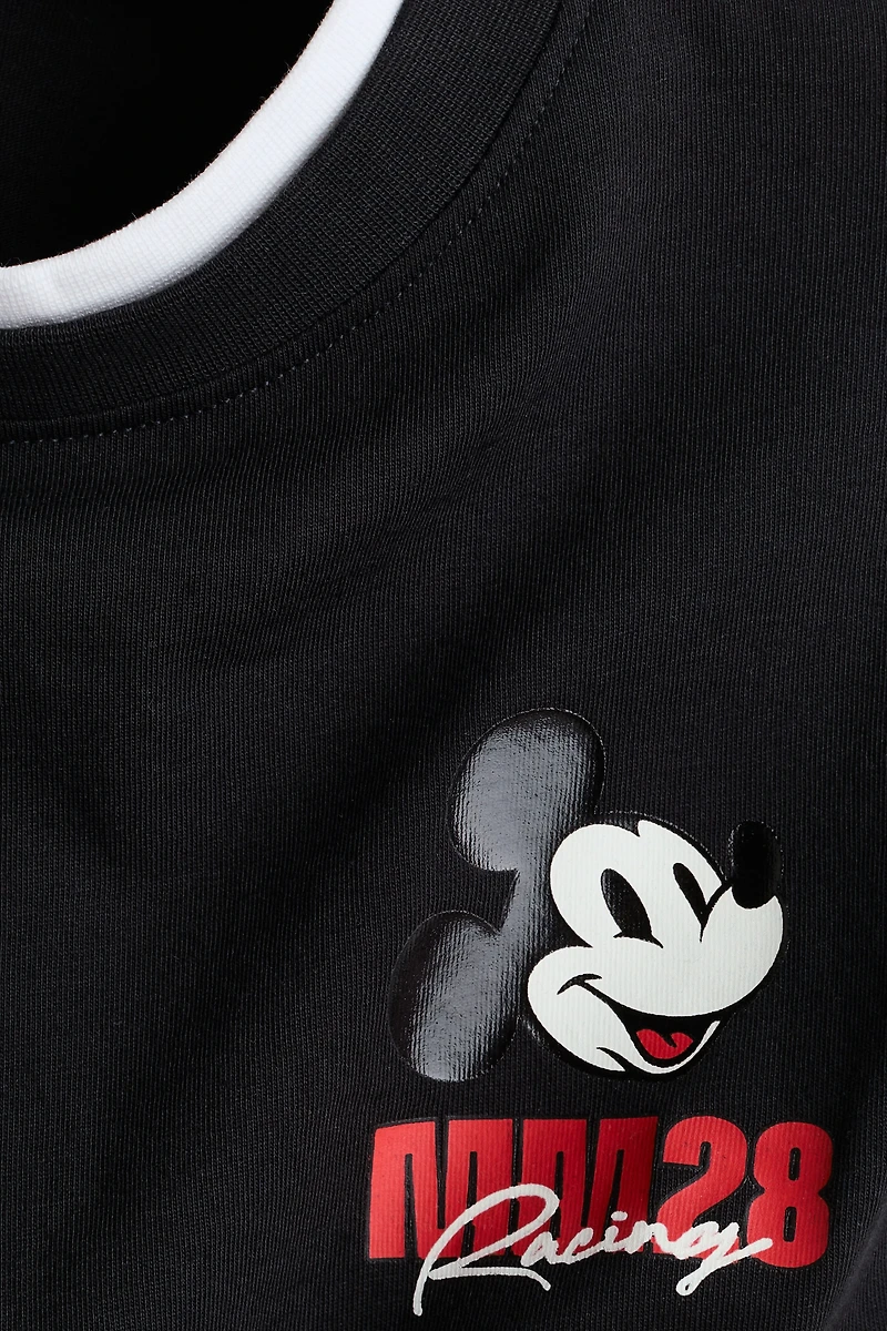 Layered-Look Printed T-Shirt