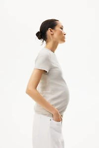 MAMA Ribbed Top