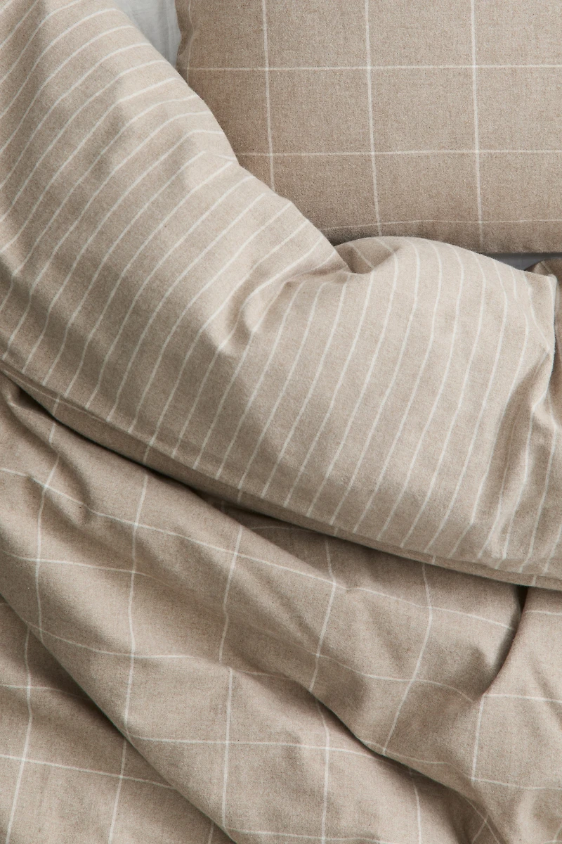 Housse de couette lit simple en flanelle