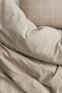 Housse de couette lit simple en flanelle