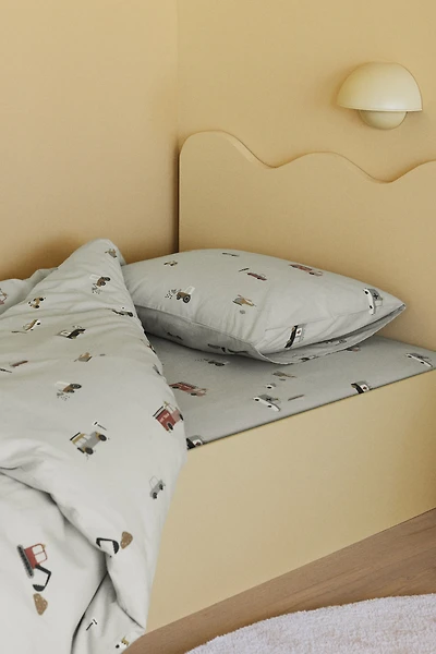 Patterned Twin Duvet Cover Set