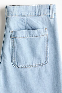 Wide-Leg Regular Waist Jeans