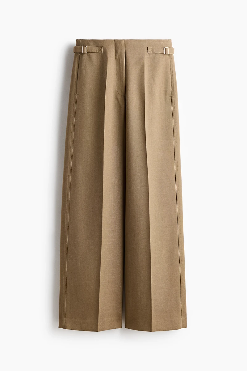 Wide-Leg Dress Pants