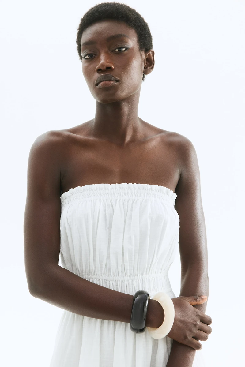 Cotton Bandeau Dress