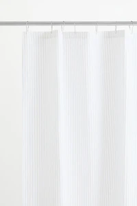 Linen-Blend Shower Curtain