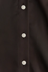 Fitted Satin Shirt