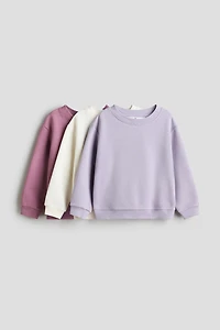 3-pack Brushed-Inside Sweatshirts