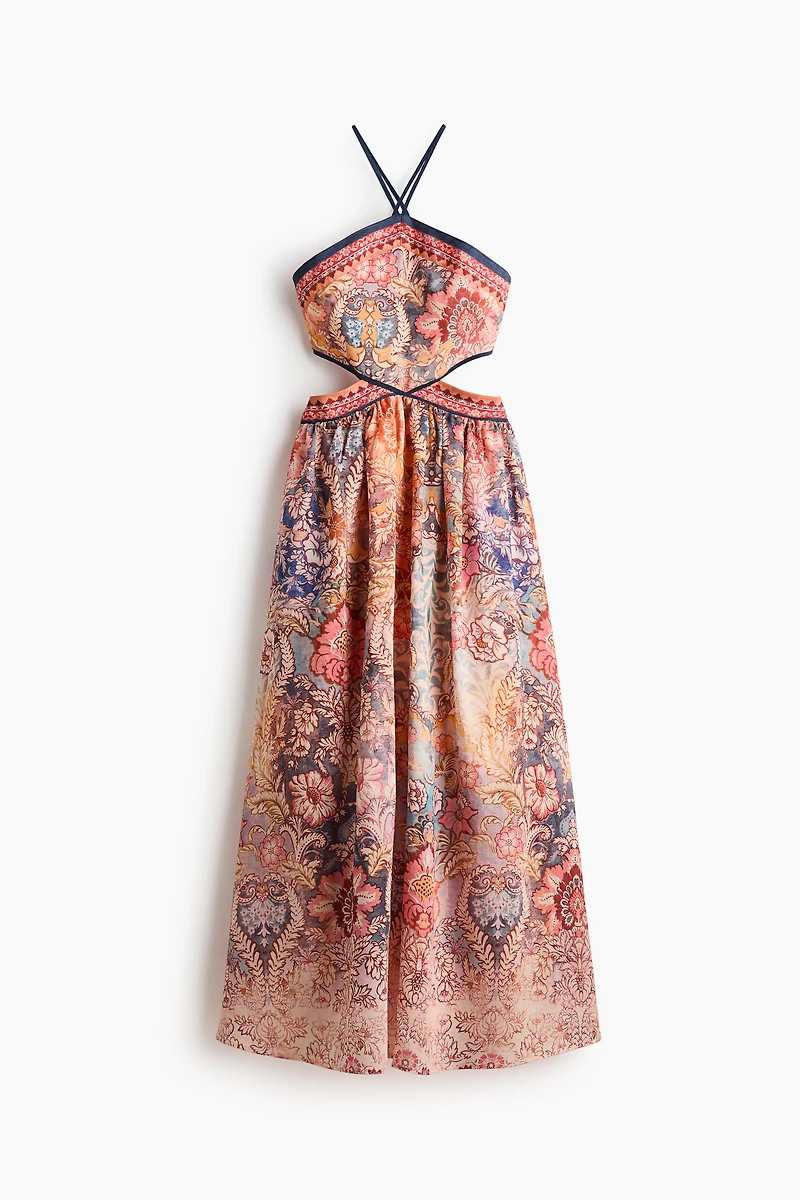 Cutout Halterneck Dress