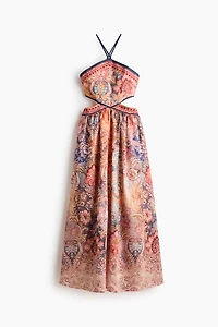 Cutout Halterneck Dress