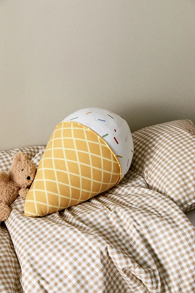 Ice-Cream-Shaped Cushion