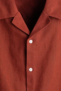 Relaxed-Fit Linen-Blend Resort Shirt