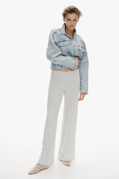 Pointelle Jersey Pants
