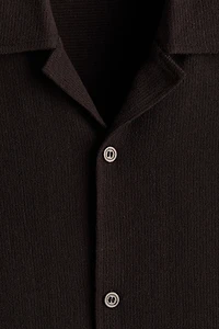 Chemise décontractée à col cubain