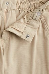 Wide-Leg Cargo Pants
