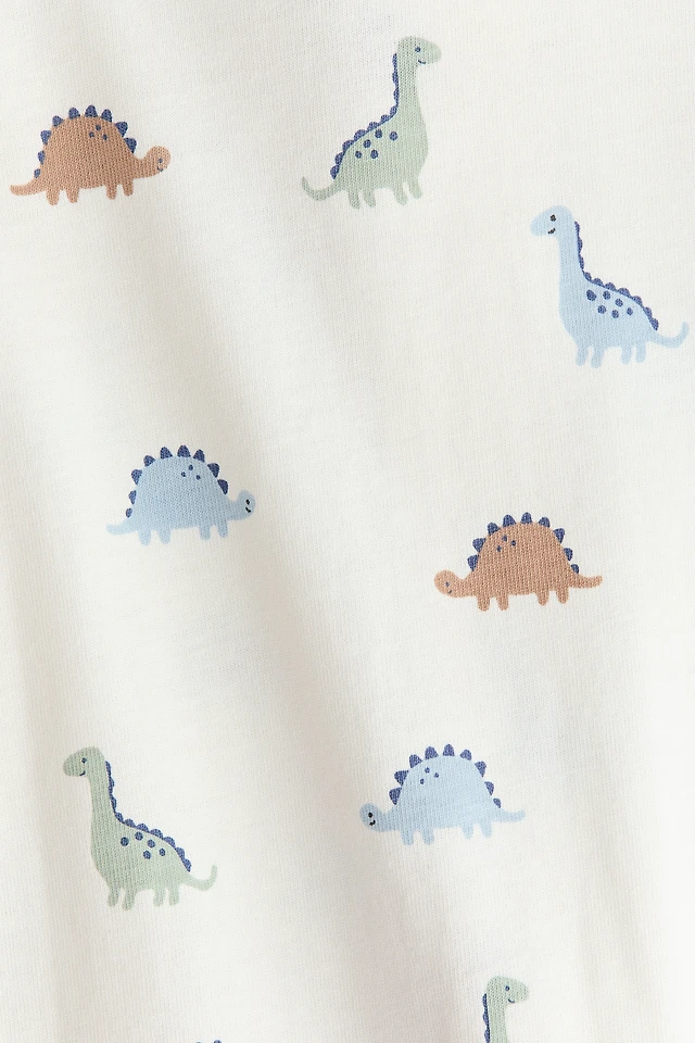 Patterned Pajama Jumpsuit