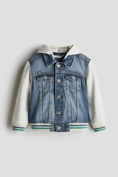 Hooded Denim Jacket
