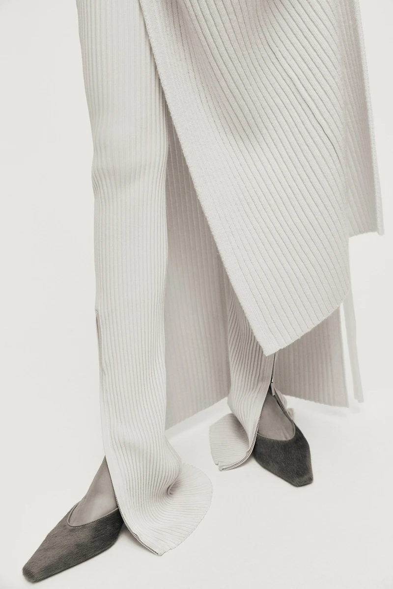 Heeled Leather Mules