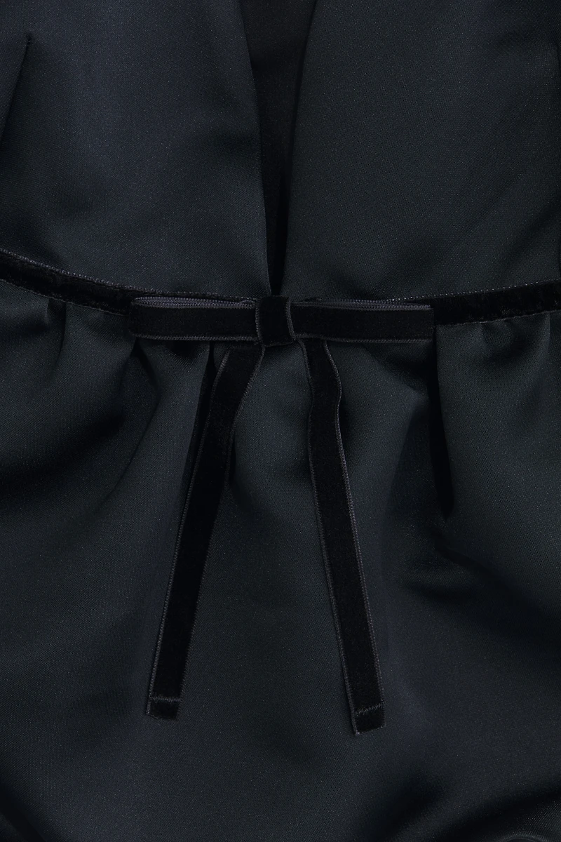 Haut à bretelles fines avec bas effet ballon