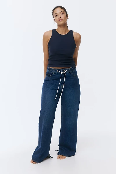 Ribbed Cotton Tank Top