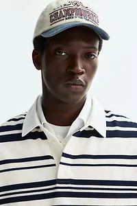 Loose-Fit Cotton Rugby Shirt
