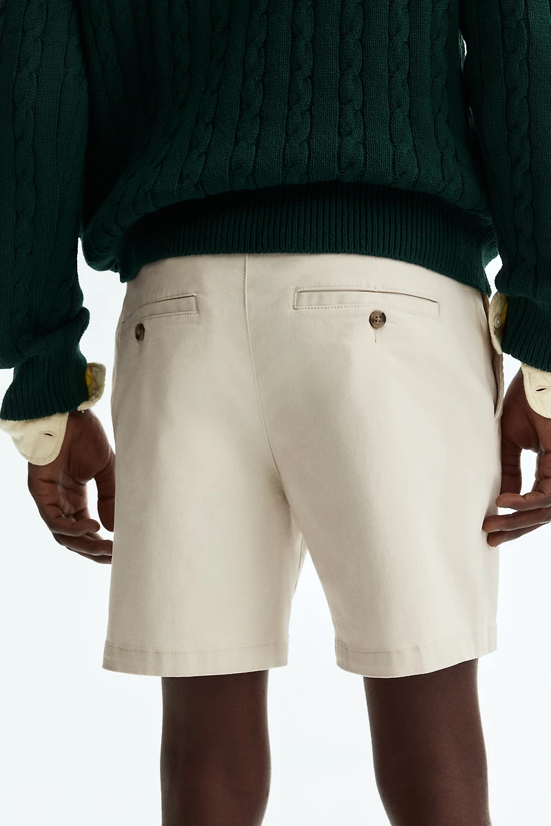 Regular-Fit Cotton Chino Shorts
