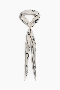 Bead-Detail Neck Scarf