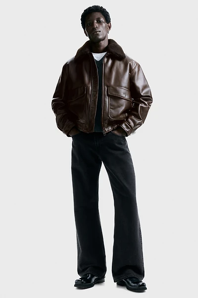 Padded Aviator Jacket