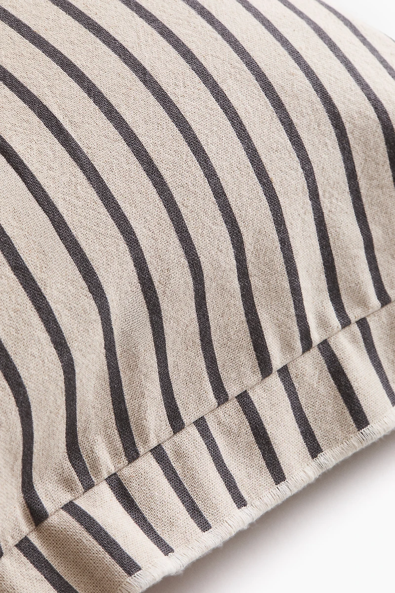 Linen-Blend Cushion Cover