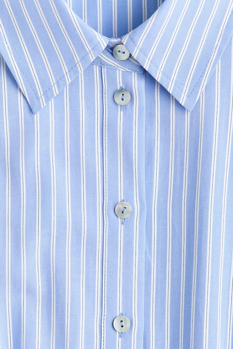 Tie-Belt Shirt Dress