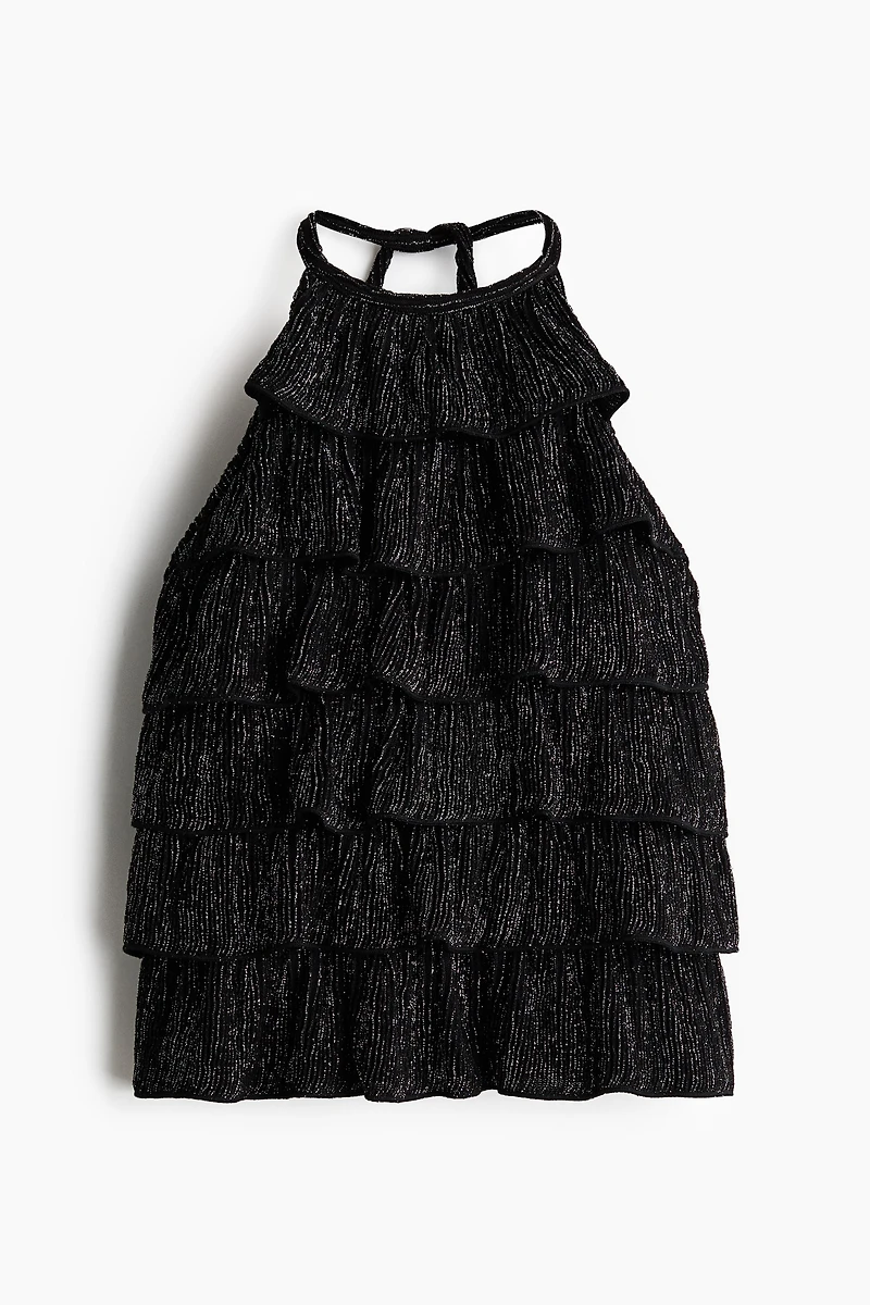 Tiered Halterneck Top