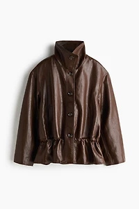 Oversized Peplum Jacket