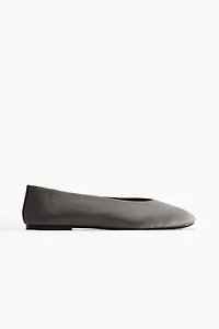 Satin Ballet Flats