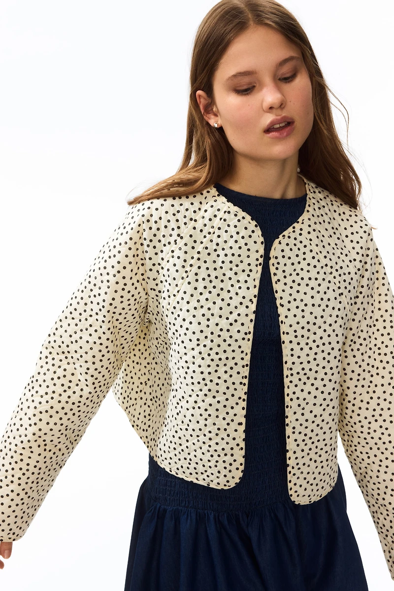 Veste grande taille matelassée