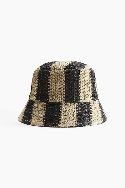 Straw Bucket Hat