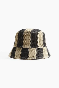 Straw Bucket Hat