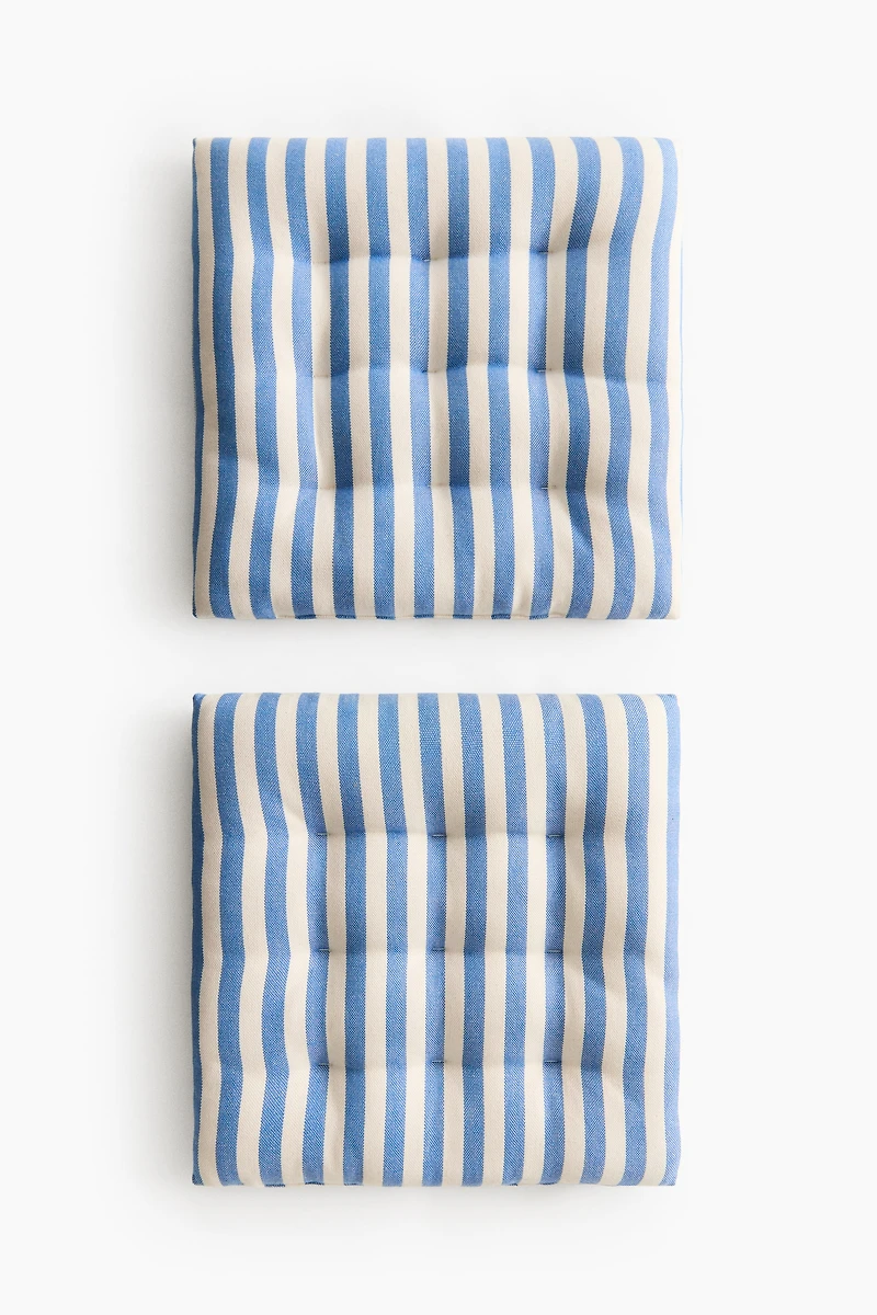 Lot de 2 coussins d'assise pour l'extérieur