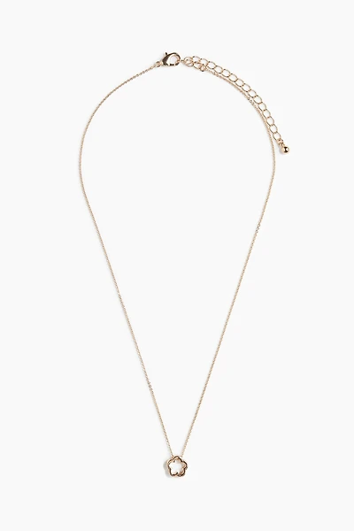 Collier avec pendentif fleur
