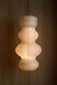 Lampe suspendue en papier de riz