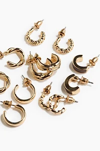 6-Pack Hoop Earrings