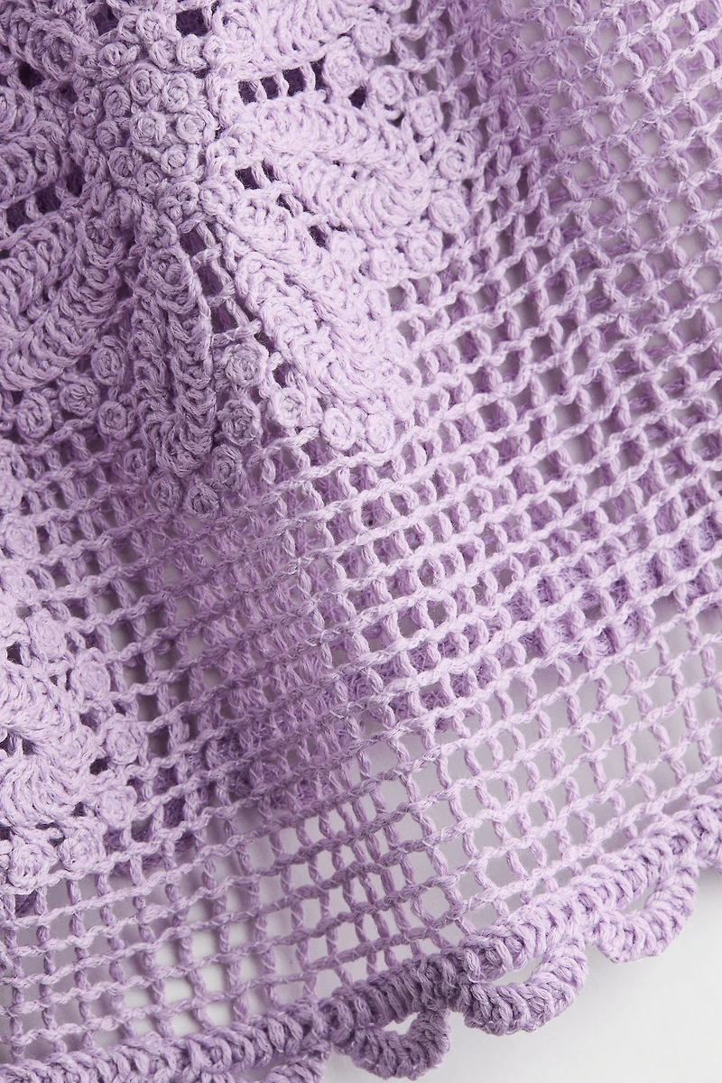 Crochet-Look Beach Skirt