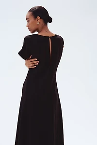 Butterfly-Sleeved Dress