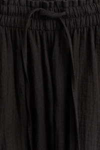 MAMA Wide-Leg Muslin Pants